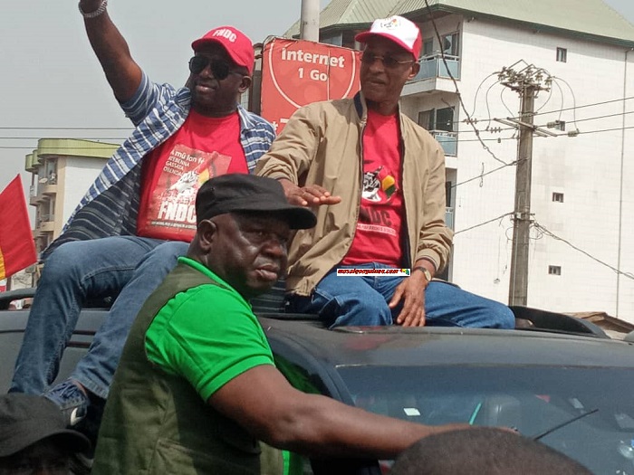 Marche du FNDC à Conakry le cortège sébranle en présence des