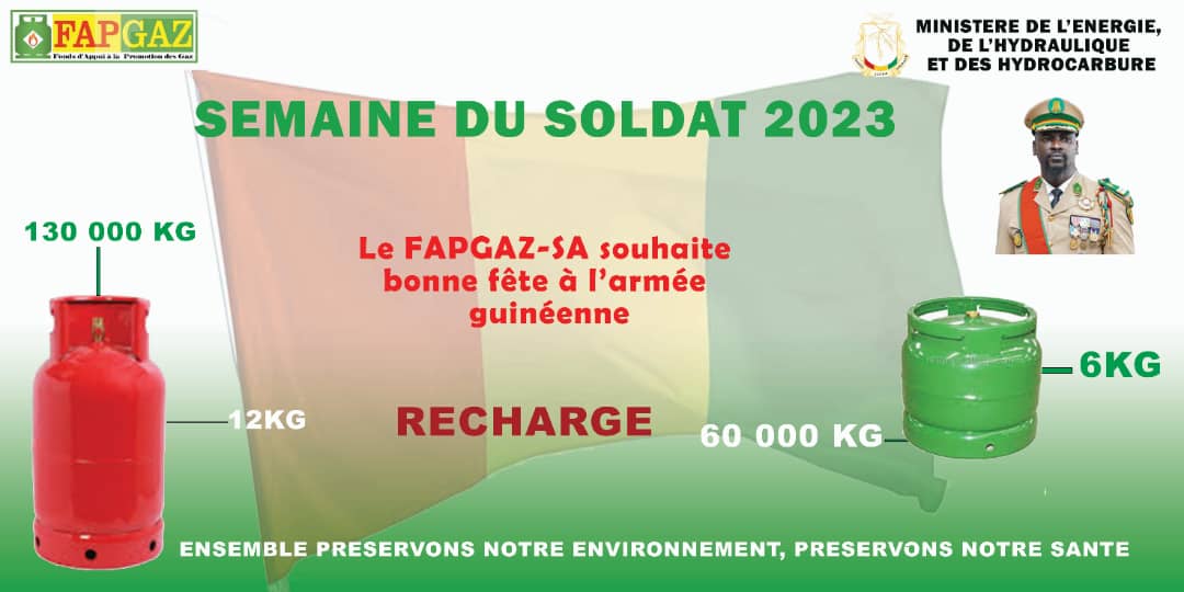 FAPGAZ-SA : 65 ans de l’Armée Guinéenne