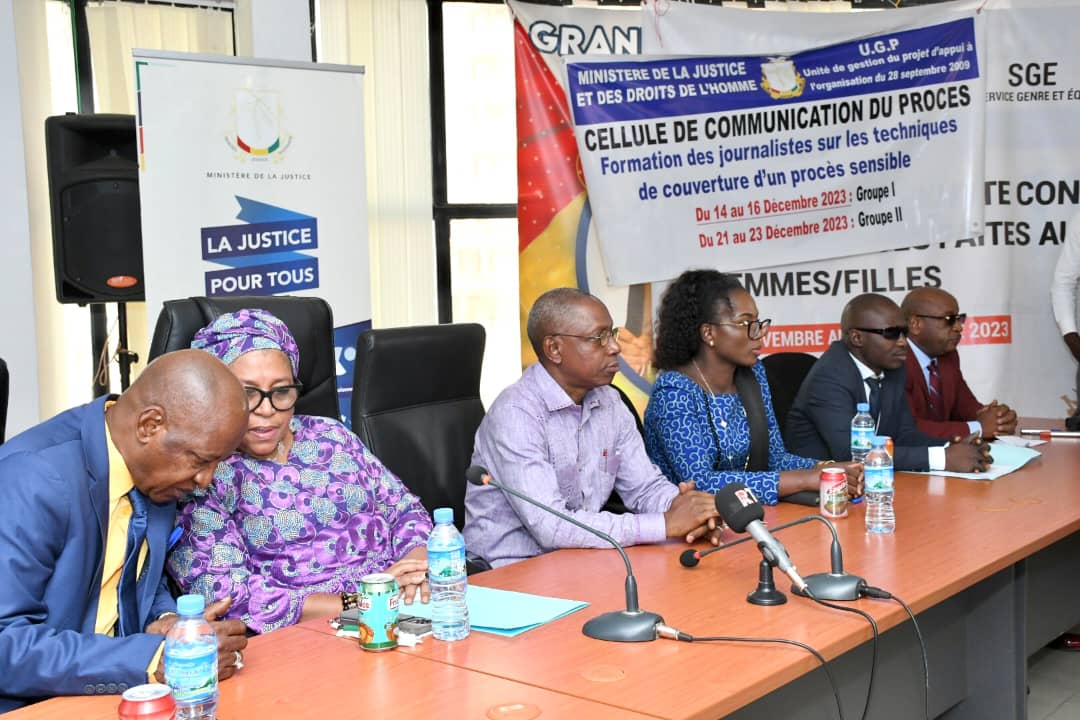 Conakry : plusieurs journalistes formés sur les techniques de couverture d’un procès sensible